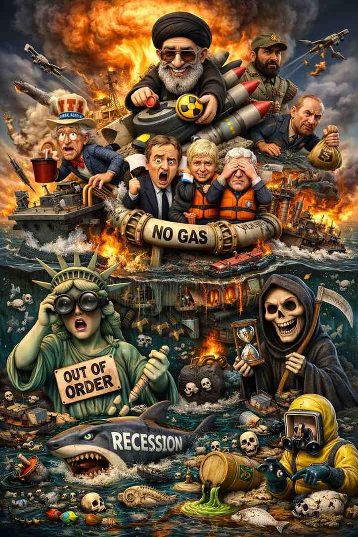 نحن لا نعيش لحظة انهيار بل نُقيم داخل وهمٍ مُحكم البناء حيث تتحول الحقيقة إلى سلعة وتُختزل السيادة في أنابيب ويُعاد تعريف الإنسان ككلفة جانبية في معادلة الربح بينما يتقدم العالم نحو نهايته بثقةٍ عمياء تُشبه اليقين