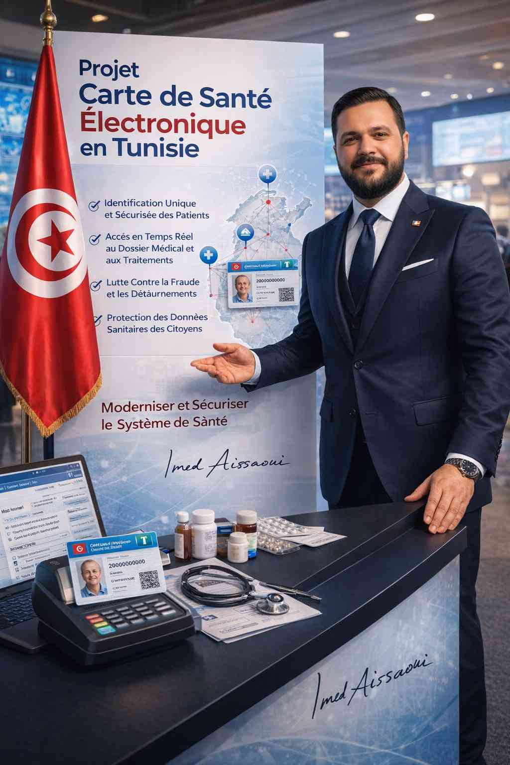 حين تفقد الدولة عقلها: كيف تُعيد البطاقة الصحية الإلكترونية السيادة إلى تونس من بوابة المعلومة