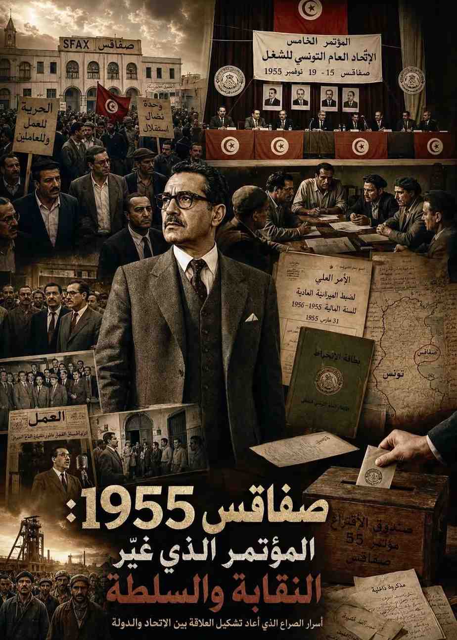 صفاقس 1955..المؤتمر الذي غيّر السلطة و النقابة